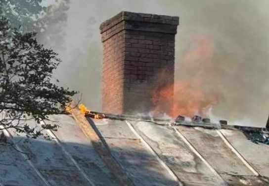 Image for story: Civil War-era mansion in Maine damaged in fire