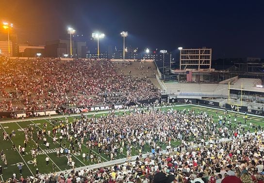 Image for story: Vanderbilt fined $100k after fans storm the field