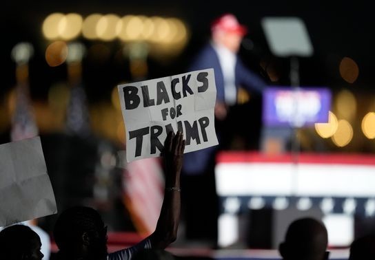 Image for story: Trump campaign says Black men no longer feel like they have a place in Democratic party