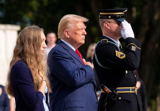 Image for story: Gold Star Families defend Trump for Arlington visit