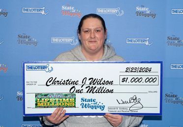 Image for story: Massachusetts woman first person to win $1M prize in state's new instant ticket game