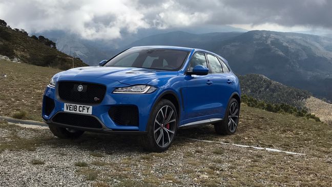 2019 Jaguar F-Pace SVR (Sinclair Broadcast Group / Jill Ciminillo)