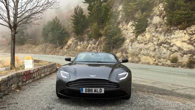 2019 Aston Martin DB11 Volante (Sinclair Broadcast Group / Jill Ciminillo)