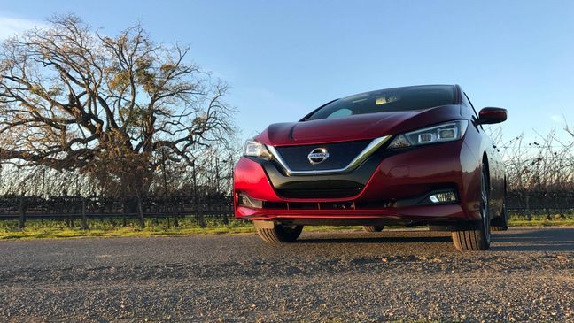 2018 Nissan Leaf (Sinclair Broadcast Group / Jill Ciminillo)