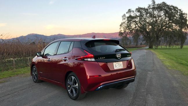 2018 Nissan Leaf (Sinclair Broadcast Group / Jill Ciminillo)