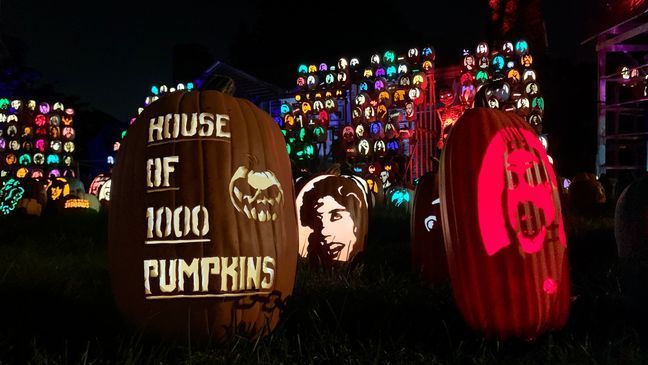 Rhode Island man raising funds for American Cancer Society with intricate Halloween display (Photo: Jessica A. Botelho/The National Desk){&nbsp;}