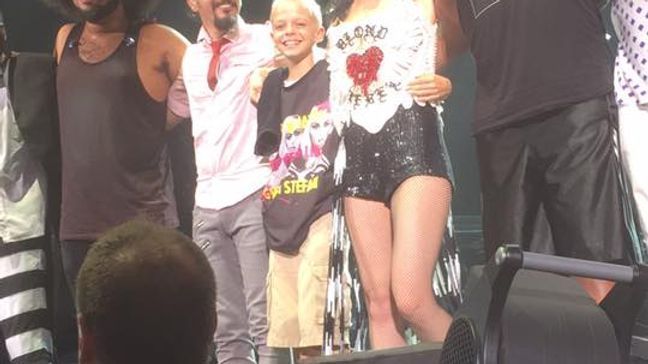 Gwen Stefani brings bullied boy from Treasure Coast on stage