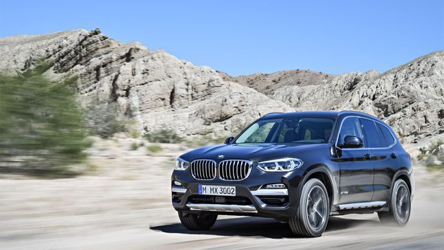 2018 BMW X3 (Image courtesy of BMW USA)