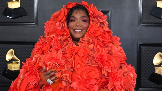 FILE - Lizzo arrives at the 65th annual Grammy Awards on Feb. 5, 2023, in Los Angeles. (Photo by Jordan Strauss/Invision/AP)