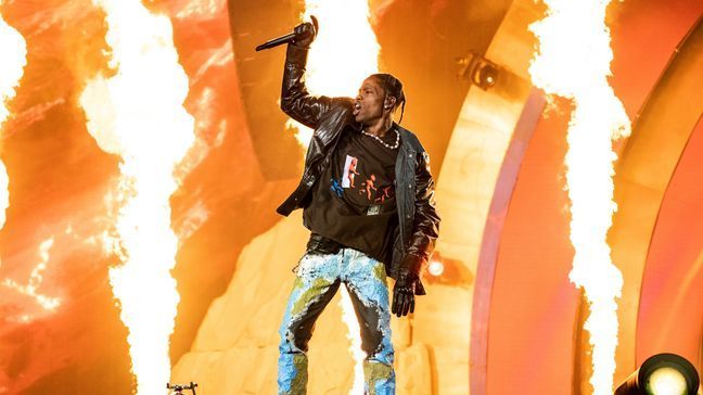 FILE - Travis Scott performs at the Astroworld Music Festival in Houston, Nov. 5, 2021. (Photo by Amy Harris/Invision/AP, File)