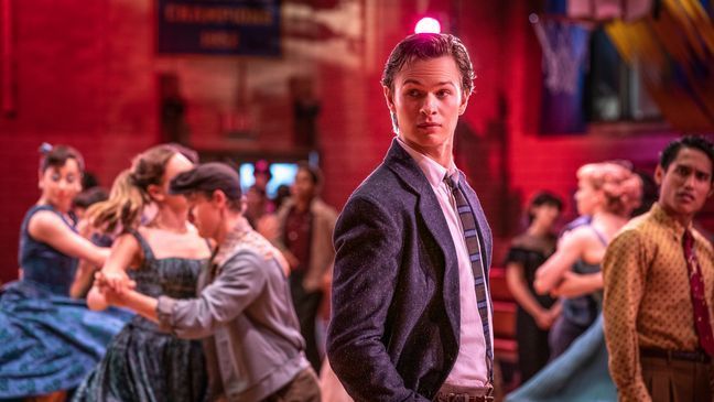 Ansel Elgort as Tony in 20th Century Studios’ WEST SIDE STORY.{&nbsp;} © 2019 Twentieth Century Fox Film Corporation. All Rights Reserved. Photo by Ramona Rosales