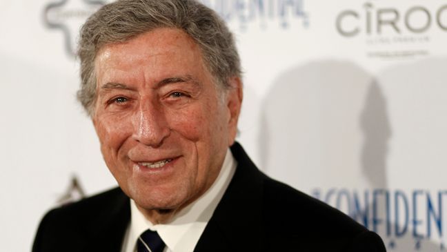 FILE - Honoree Tony Bennett arrives at the Los Angeles Confidential Magazine 2012 Grammys Celebration in Beverly Hills, Calif., Thursday, Feb. 9, 2012. (AP Photo/Matt Sayles, File)