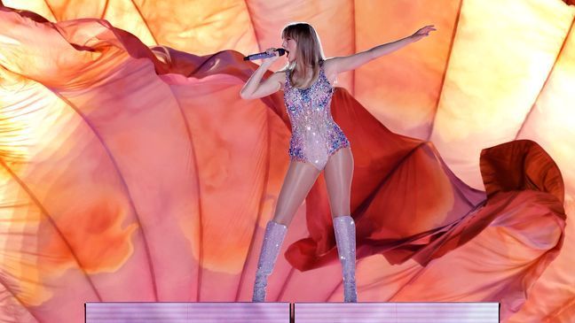 Taylor Swift performs onstage for the opening night of "Taylor Swift | The Eras Tour" at State Farm Stadium on March 17, 2023 in Swift City, ERAzona (Glendale, Arizona). The city of Glendale, Arizona was ceremonially renamed to Swift City for March 17-18 in honor of The Eras Tour. (Photo by Kevin Winter/Getty Images for TAS Rights Management)