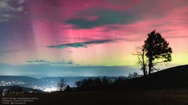 PHOTOS: Rare northern lights visible in skies across parts of country (Photo credit: Peter Forister via ChimeIn)