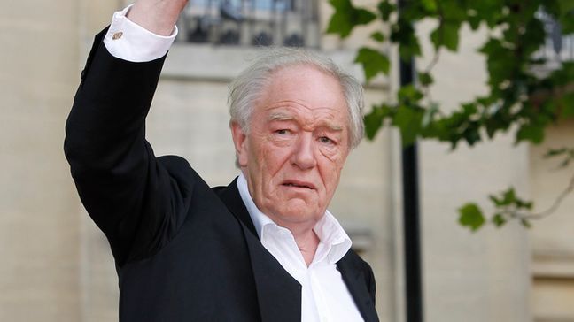 FILE - Actor Michael Gambon arrives in Trafalgar Square, in central London, for the World Premiere of Harry Potter and The Deathly Hallows: Part 2, the last film in the series, Thursday, July 7, 2011. (AP Photo/Joel Ryan, File)