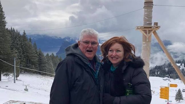 Charles and Diane Costello in Europe (Diane Furst Costello)