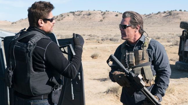 Benicio Del Toro and Josh Brolin star in SICARIO: Day of the Soldado (Photo: Sony Pictures)