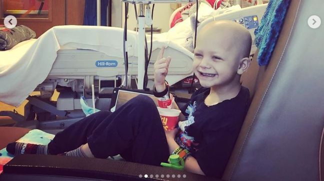 Throughout his cancer treatment, Riley’s signature grin never left his face.{&nbsp;}(Photo: Ashley{&nbsp;} Whitney)