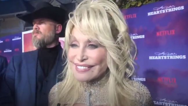 Dolly Parton at the Netflix Premier of Heartstrings (FOX 17 News photo){p}{/p}