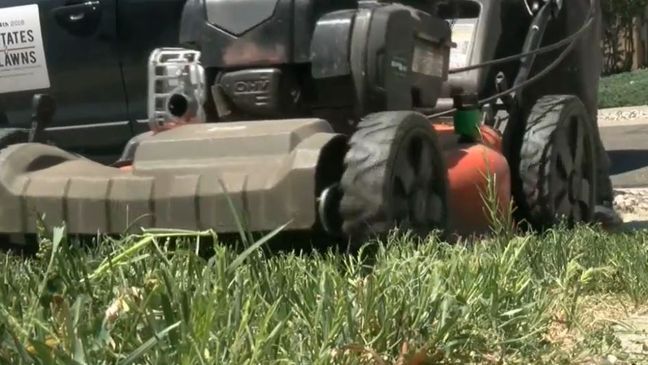 Man on a mission to mow lawns in all 50 states for free. (Photo: KUTV)