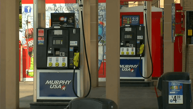 Closed gas pumps (Sinclair Broadcast Group)