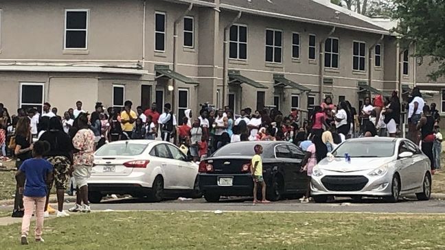 Pensacola Police says it broke up a large Easter gathering in Pensacola Sunday evening that was taking place amid the coronavirus pandemic/WEAR