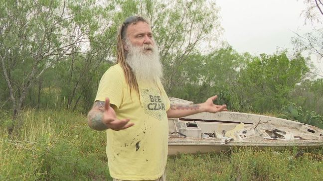 Walter Schumacher, known as the Bee Czar, spent Thursday relocating a massive beehive after a man was stung 400 times.{&nbsp;}(SBG Photo)