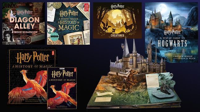 Go behind the scenes and revisit the magic of the Wizarding World. (Photo: Insight Editions, Candlewick, British Library, BBC)